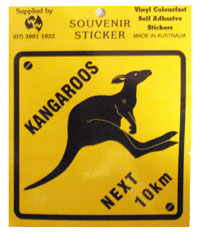 Sticker - Kangaroos Next 10km