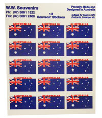 Sticker - 15 x Australia Flag