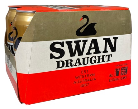 Swan Draught (6 x 375ml Cans)