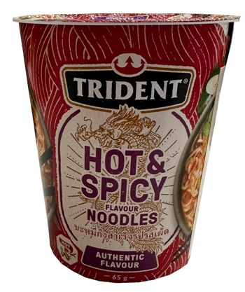 Trident Noodles - Hot & Spicy Cup (65g)