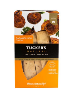 Tuckers Natural Artisan Crackers - Caramelised Onion (100g)