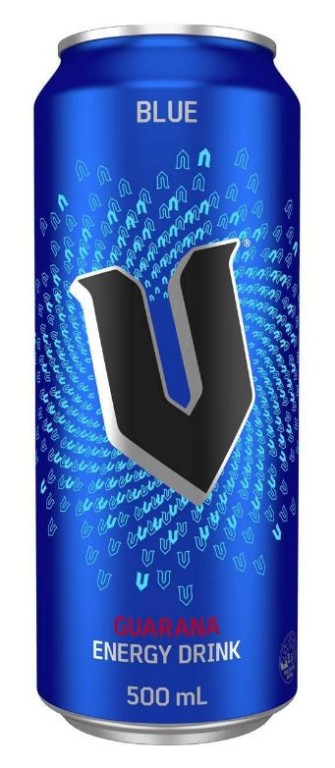 V Guarana Energy Drink - Blue (500ml)