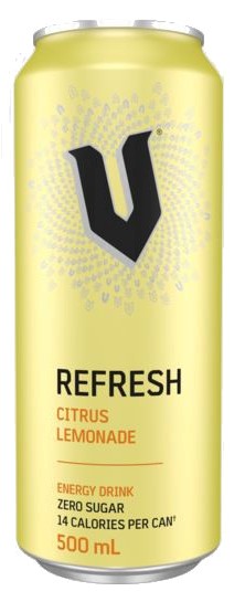 V Guarana Energy Drink - Citrus Lemonade (500ml)