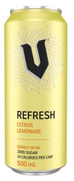 V Guarana Energy Drink - Citrus Lemonade (500ml)