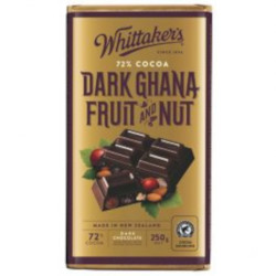 Whittakers Dark Ghana Fruit & Nut (250g)