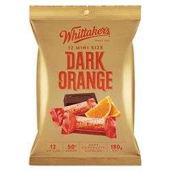 Whittakers Mini Slabs - Dark Orange (180g)