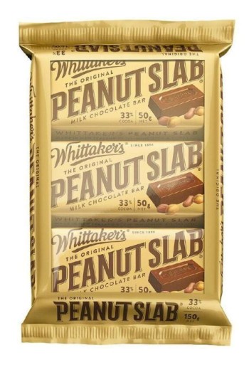 Whittakers Peanut Slab Triple Pack (3 x 50g)