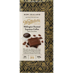 Whittakers Artisan Collection - Wellington Roasted Supreme Coffee Dark Choc (100g)