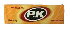 Wrigleys PK Chewing Gum Orange - Peppermint Flavour